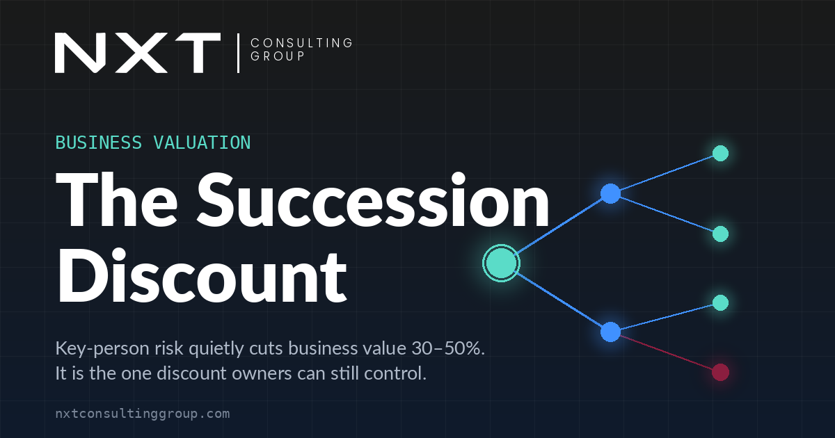 The Succession Discount — Key-person risk cuts Thai family business value 30–50%